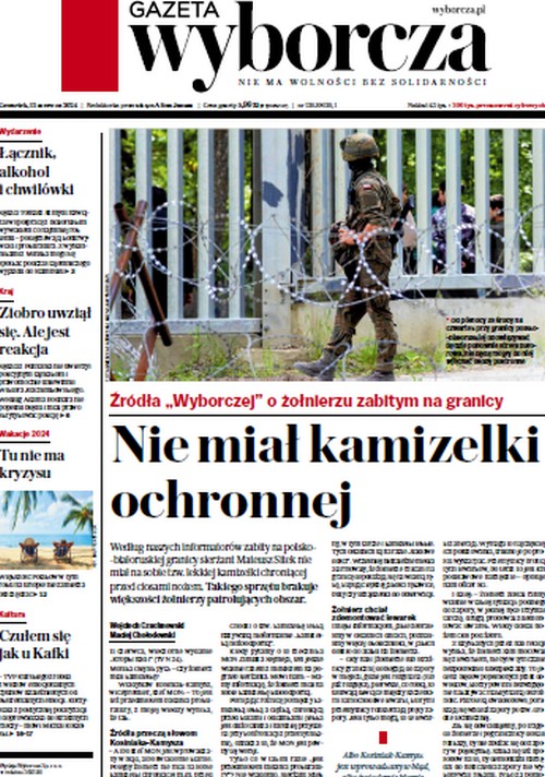Gazeta Wyborcza 13.06.2024
