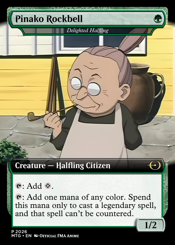Delighted Halfling (Pinako Rockbell)
