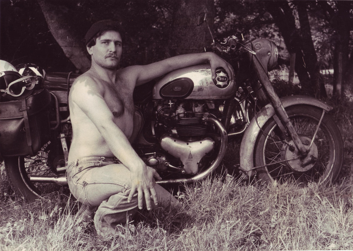 BSA A7 à la campagne