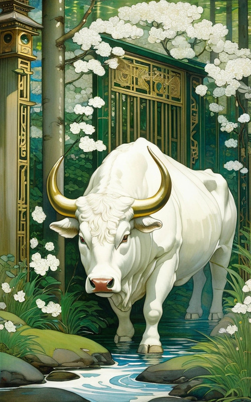 tori-gates-japan-white-bull-by-vasnetsov-greg-rutkowski-art-nouveau-pre-raphaelite.jpg