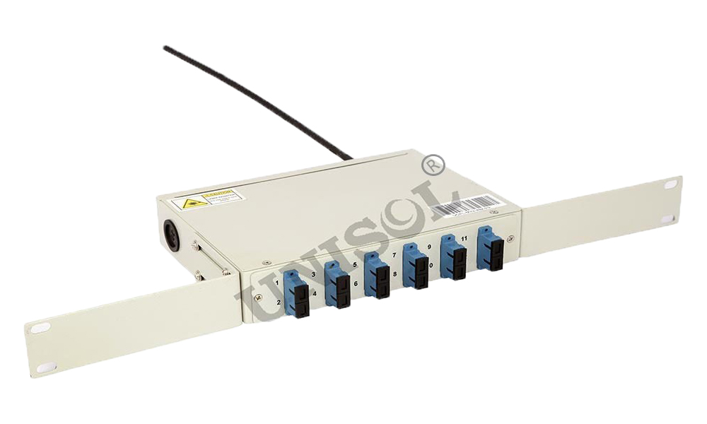 12-PORT-MINIATURE-DIN-RACK-MOUNT-FIBER-OPTIC-PATCH-PANEL-LIU-1