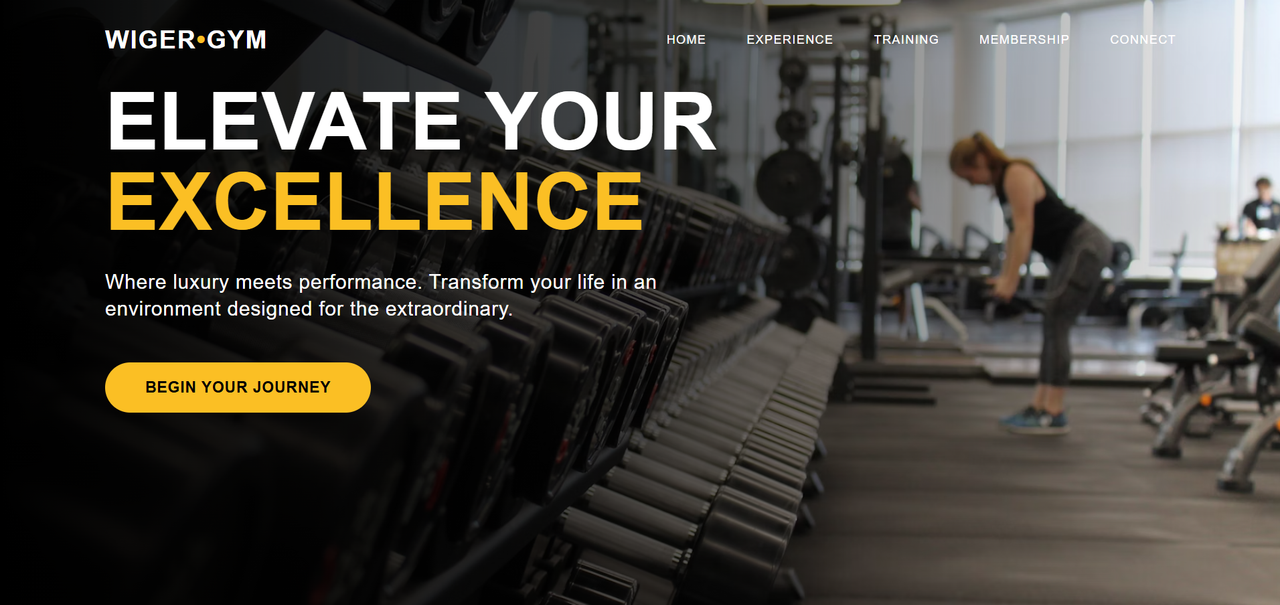 Wiger Gym Website