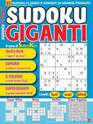 Sudoku Giganti N.35 - Luglio-Agosto 2024