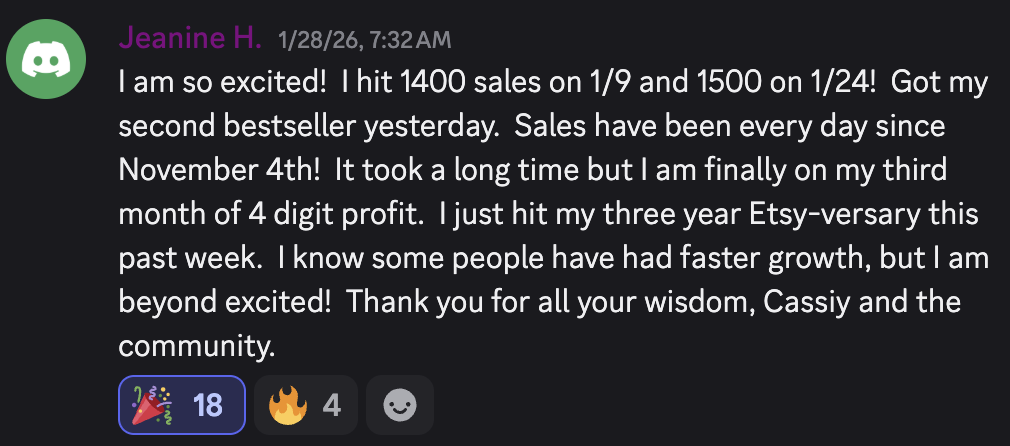 Seller result screenshot 4