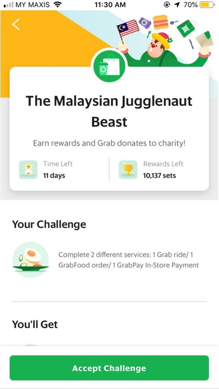 Grab The Malaysian Jugglenaut Beast