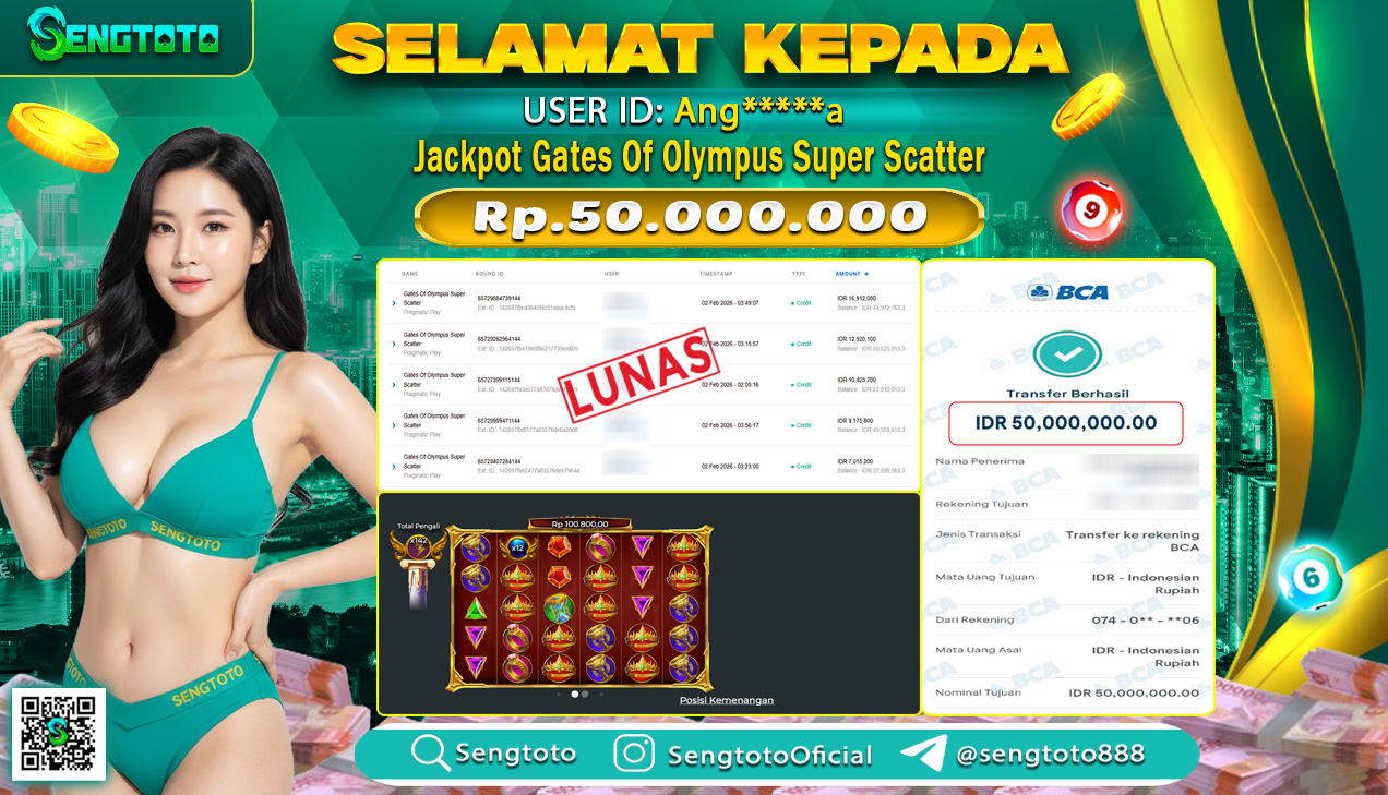 BUKTI PEMBAYARAN SLOT GATES OF OLYMPUS SUPER SCATTER