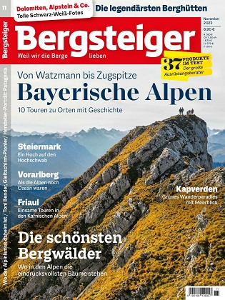 Cover: Bergsteiger Das Tourenmagazin November No 11 2023
