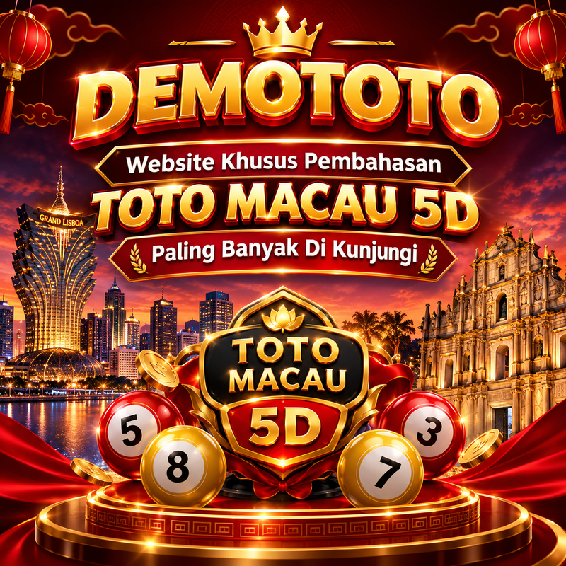 DEMOTOTO ~ Website Khusus Pembahasan Toto Macau 5D Paling Banyak Di Kunjungi