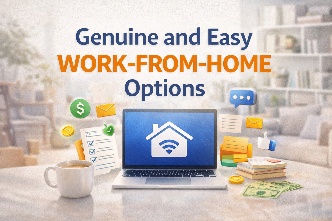 Genuine and Easy Work-From-Home Options