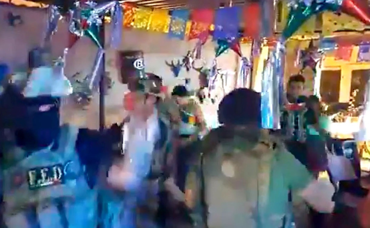 Filtran fiesta del Cártel del Noreste, había hombres armados bailando