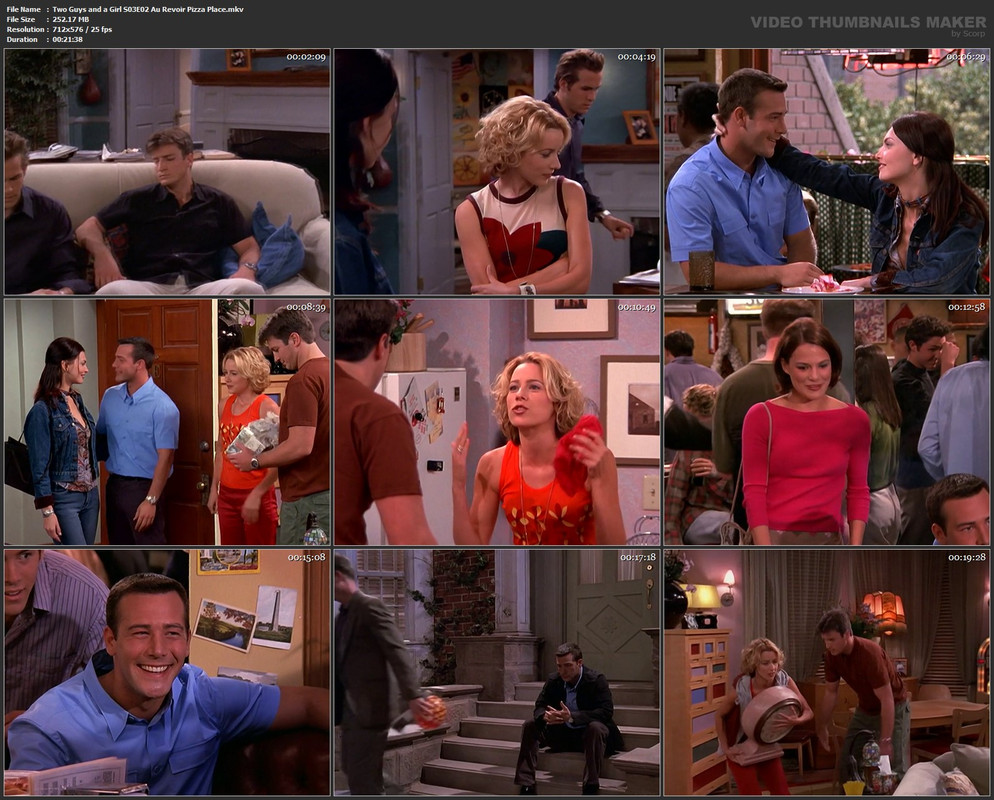 Two Guys and a Girl S03E02 Au Revoir Pizza Place.mkv