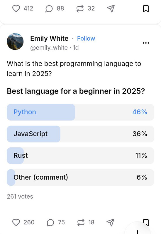 Interactive Polls Screenshot