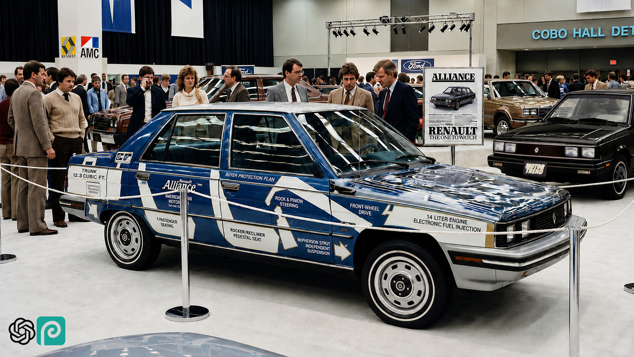 1983 autoshow Renault Alliance