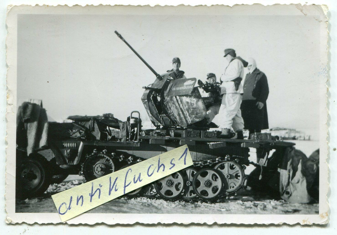 WL-Halbkette als Panzerjäger Heeresflak mit Panzer-Abschuß-Bilanz