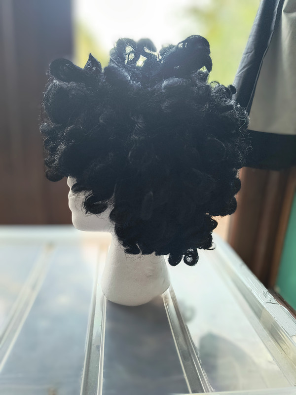 Black Tight Ringlet Wig