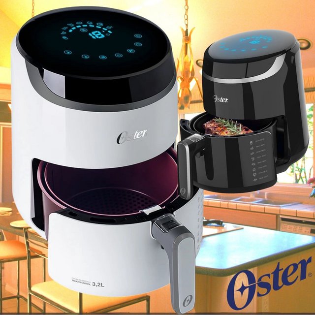 Fritadeira Digital Fryer 3,2L Oster com Painel Touch