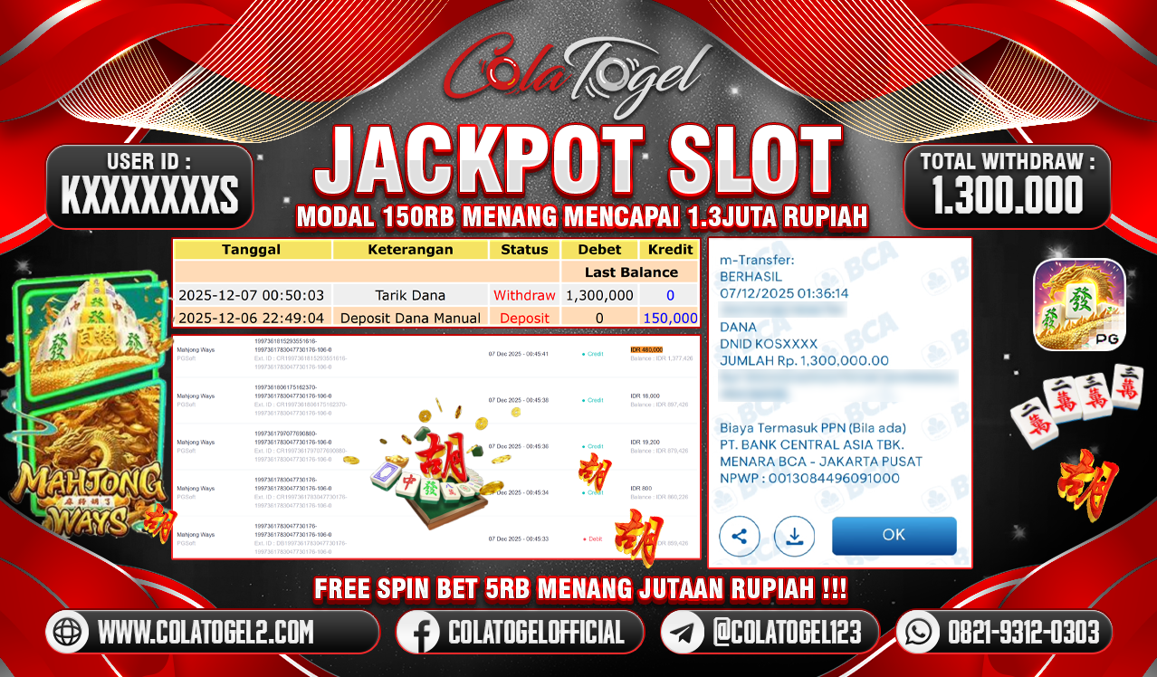 JACKPOT SLOT GACOR!!