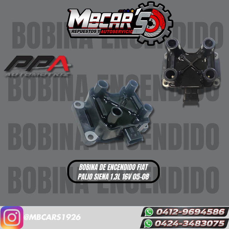 BOBINA DE ENCENDIDO FIAT PALIO SIENA 1.3L 16V 05-08