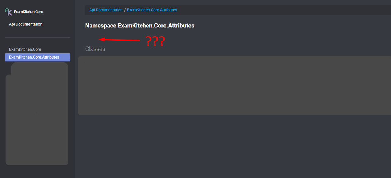 Namespace Summary Result Namespace Summary Result