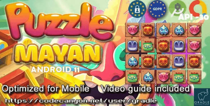 Puzzle Mayan (Admob + GDPR + Android Studio) App