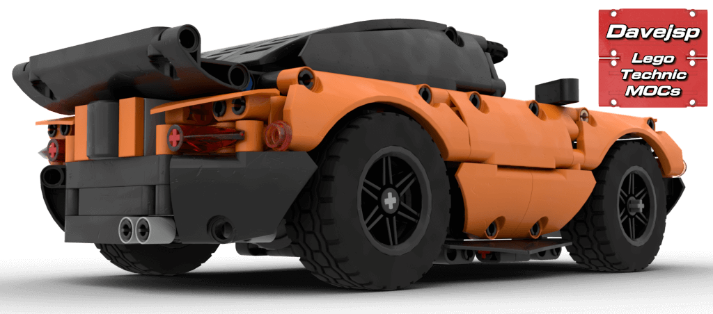 Lego Technic custom build car instructions