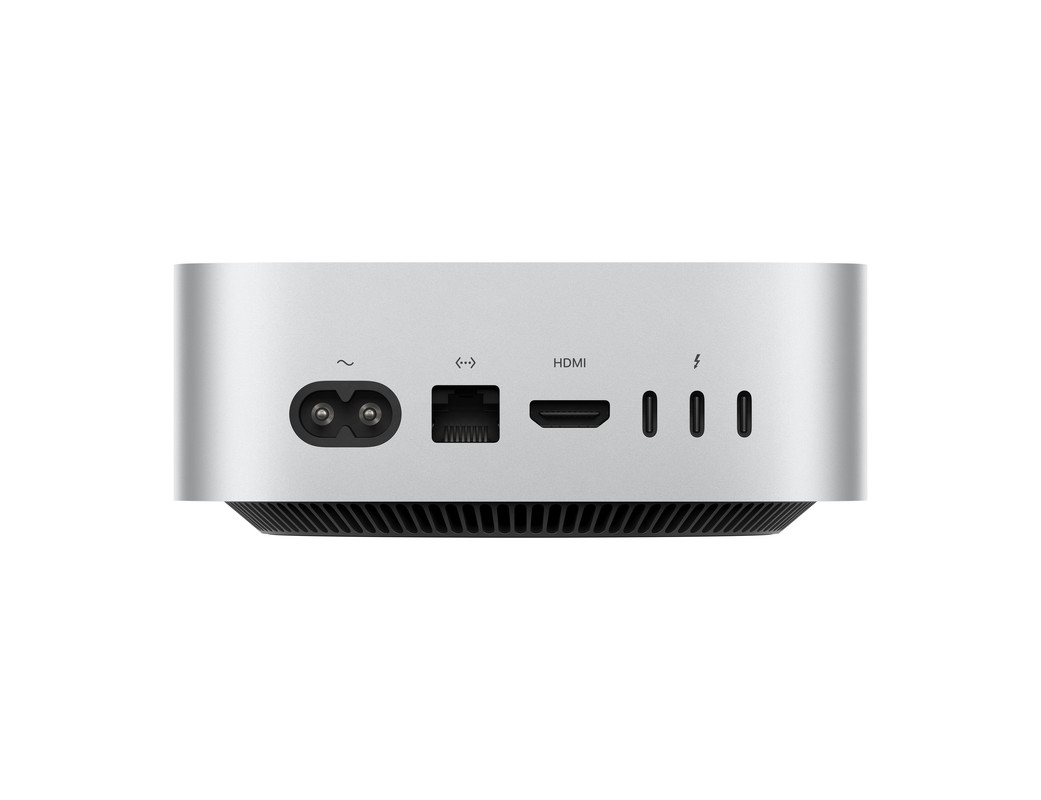 El Mac mini en su diseño compacto y minimalista.
