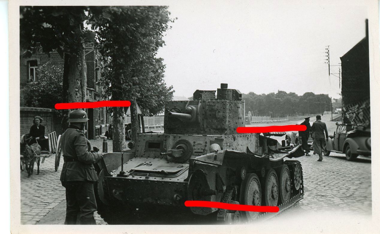 Praga 38 T Panzer Tank Frankreich Belgien Kämpfe
