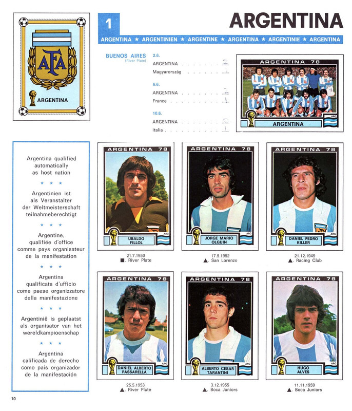 Album FIFA World Cup 1978 Argentina Panini-12