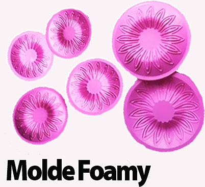 Molde para foamy flores Girasol margarita Troquel termoformar goma eva