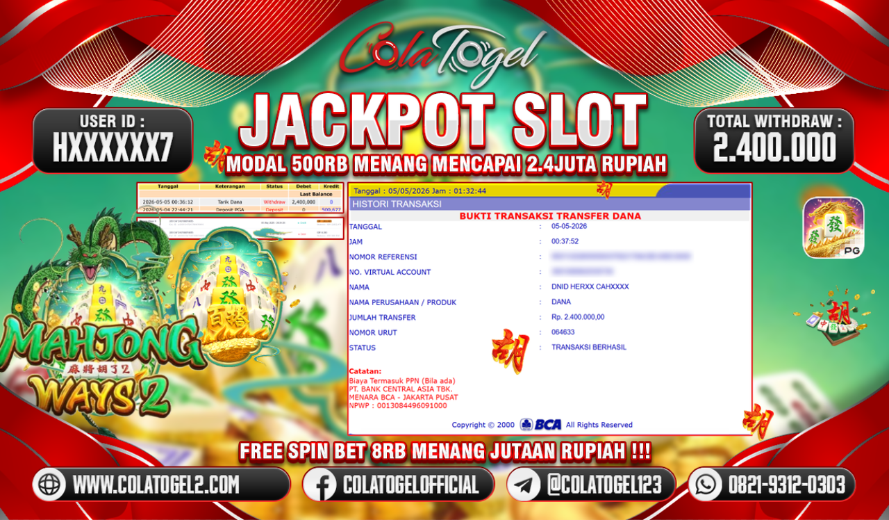 JACKPOT SLOT GACOR!!