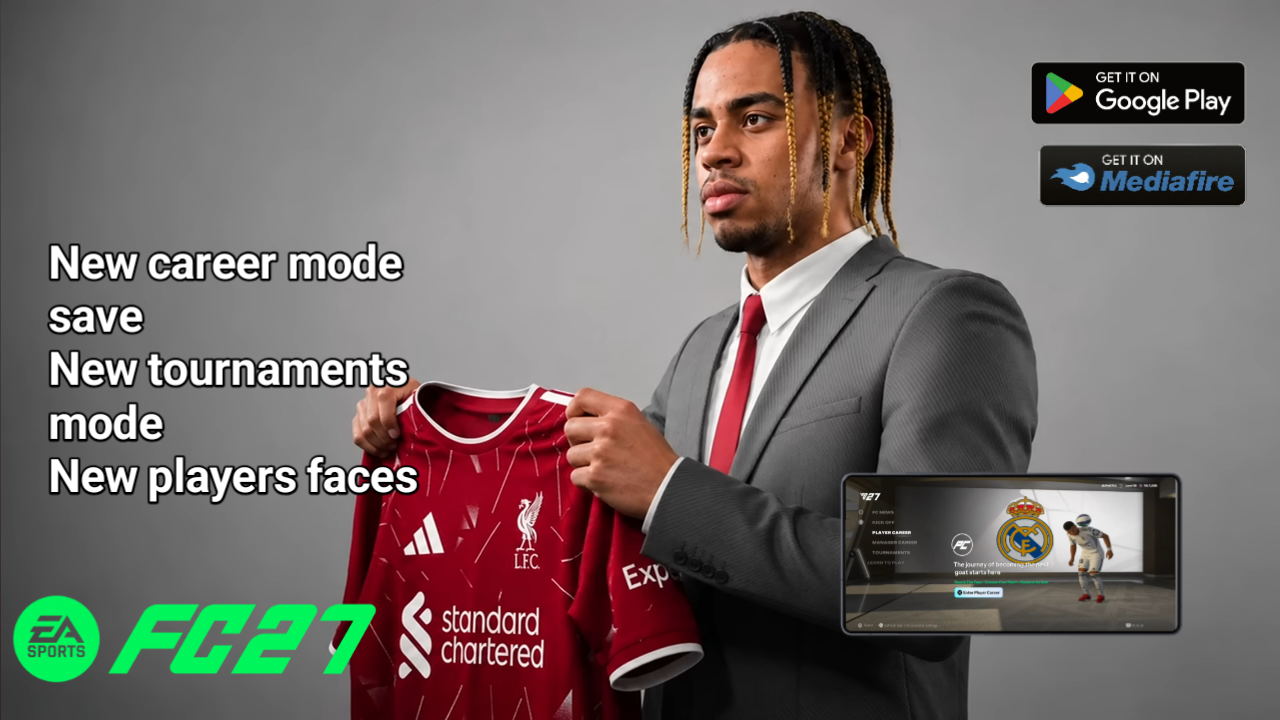 FIFA 16 MOD FC 27 new menu design