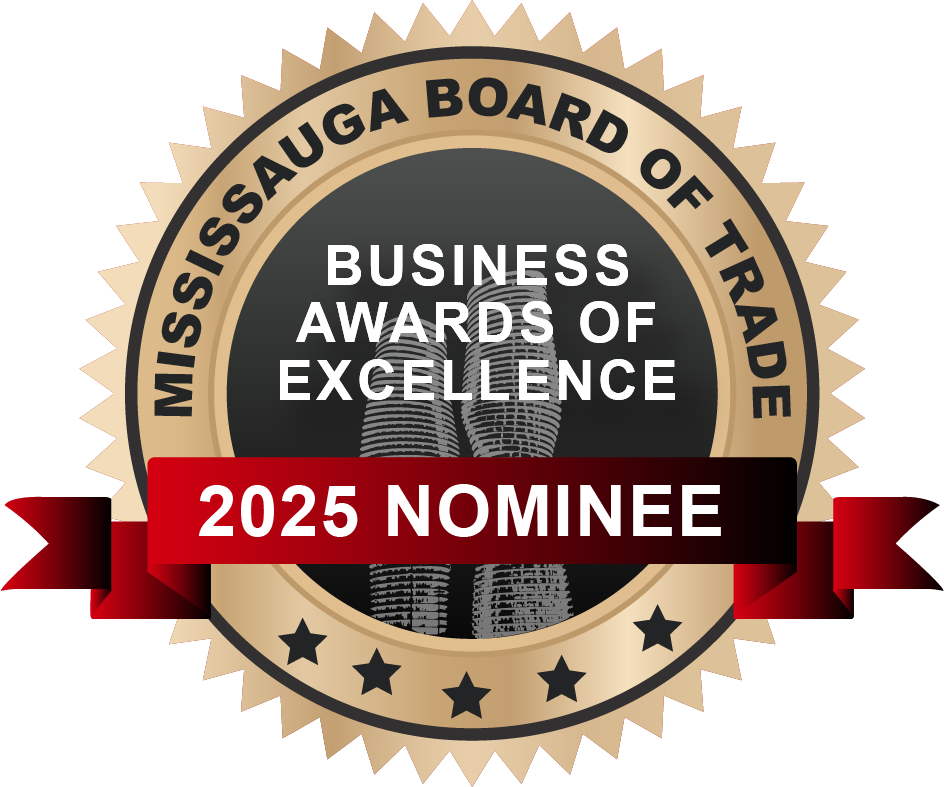 Logo for Mississauga Board of Trade - Business Award of Excellence Nominee 2025