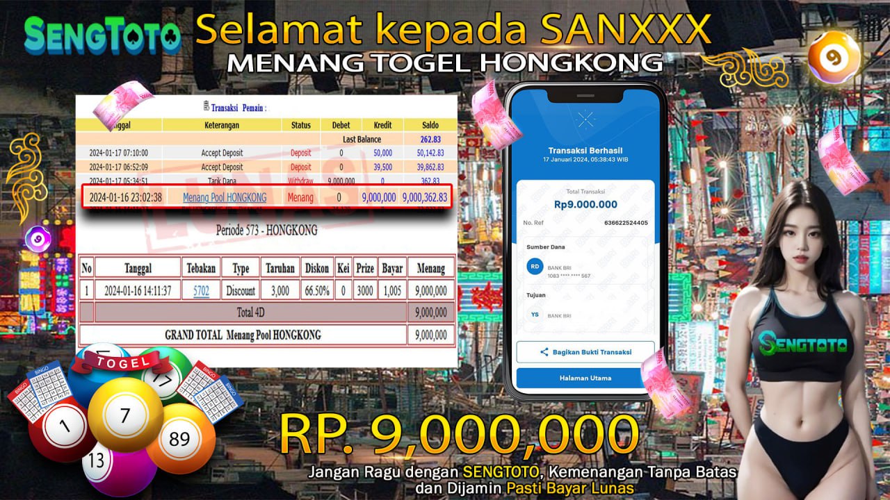 BUKTI PEMBAYARAN TOGEL HONGKONG
