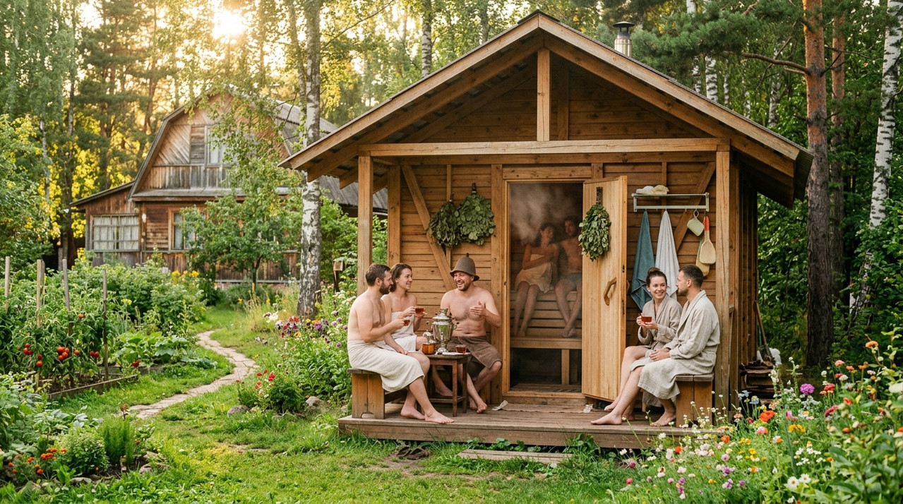 Почему загородный отдых сложно представить без собственной бани Почему загородный отдых сложно представить без собственной бани