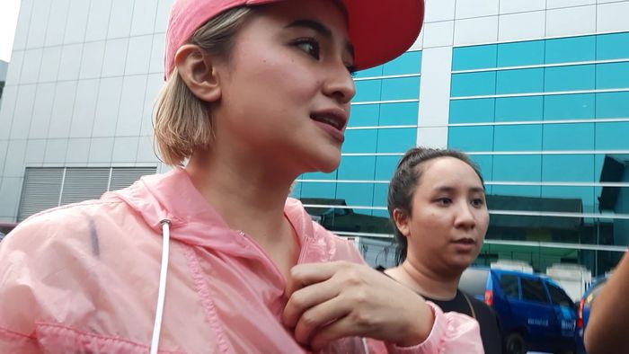 Marshanda saat ditemui Grid.ID di kawasan Tendean, Jakarta Selatan, Senin (11/11/2019).