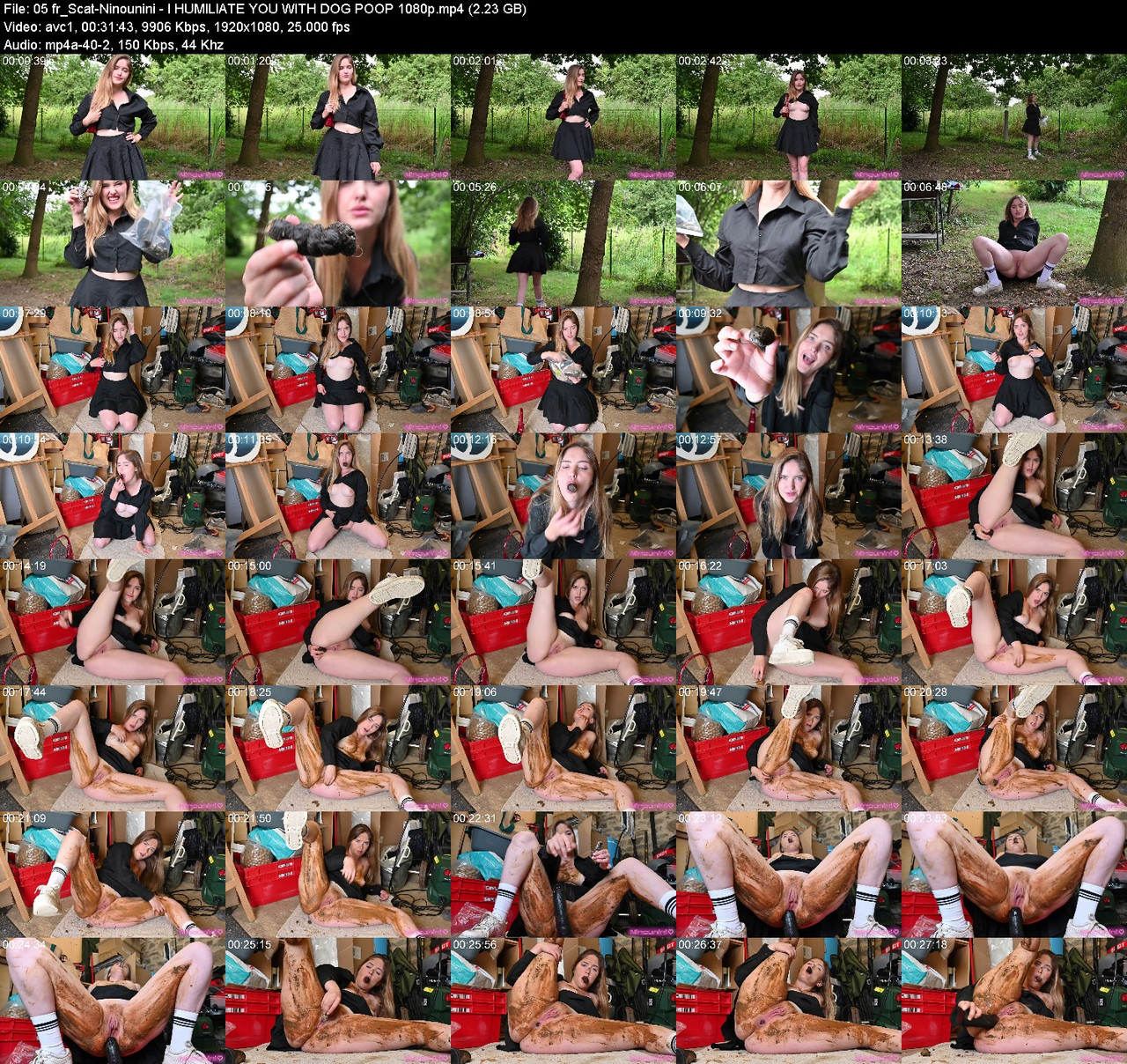 05 fr Scat Ninounini I HUMILIATE YOU WITH DOG POOP 1080p