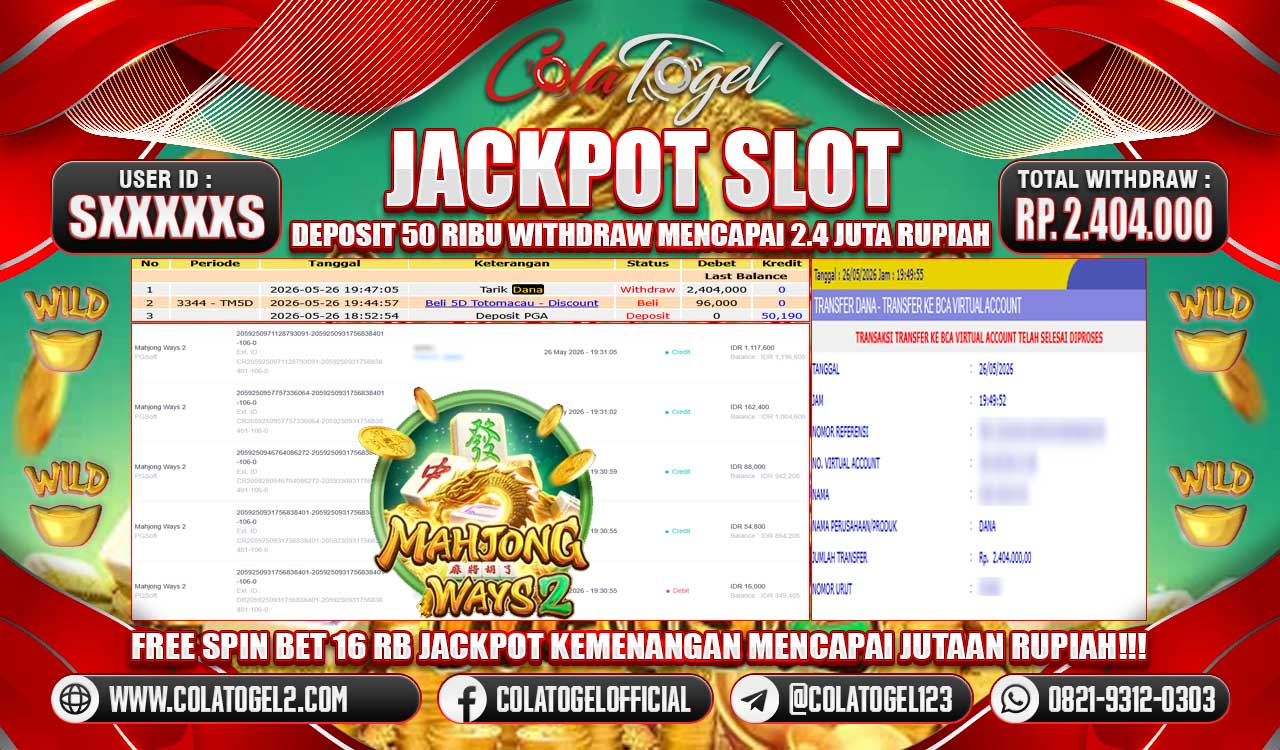 JACKPOT SLOT GACOR!!