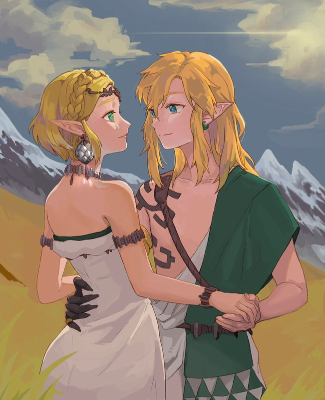 link-and-princess-zelda-the-legend-of-ze