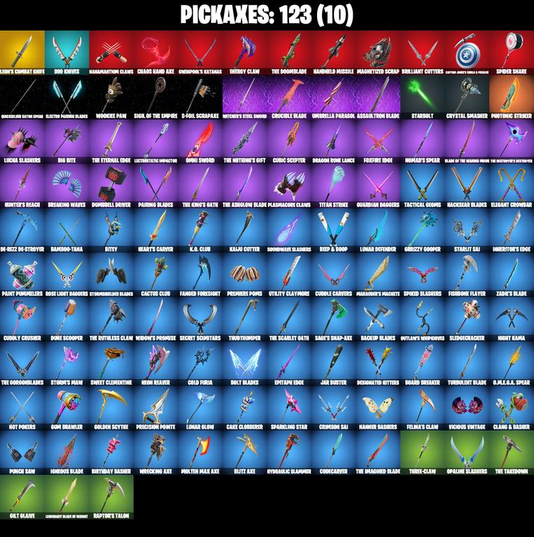 pickaxes comp
