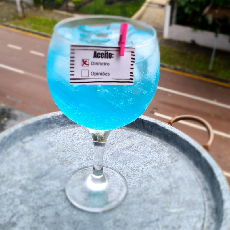 Tag para drink exemplo