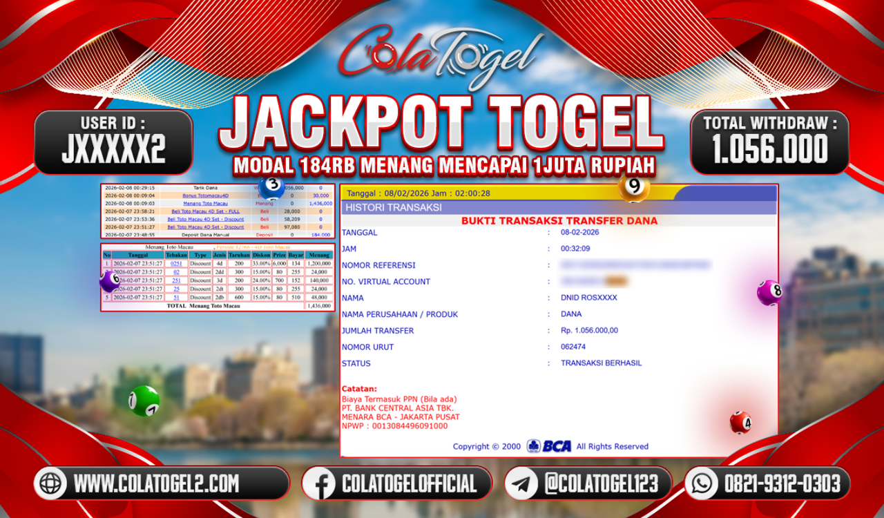 JACKPOT TOTO MACAU!! 