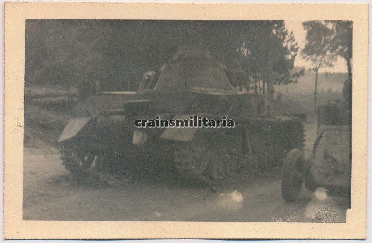 Orig. Foto zerstörte Panzer IV Tank i.d. Ardenne
