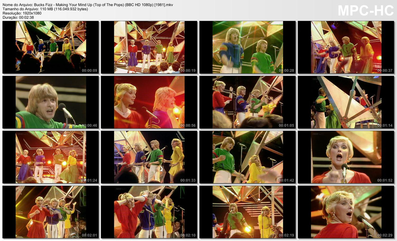 Bucks Fizz - Making Your Mind Up (Top of The Pops) (BBC HD 1080p) [16.04.1981]