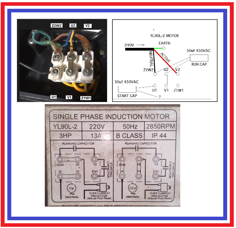 Wiring up a Y90L2 motor Electronics Forums