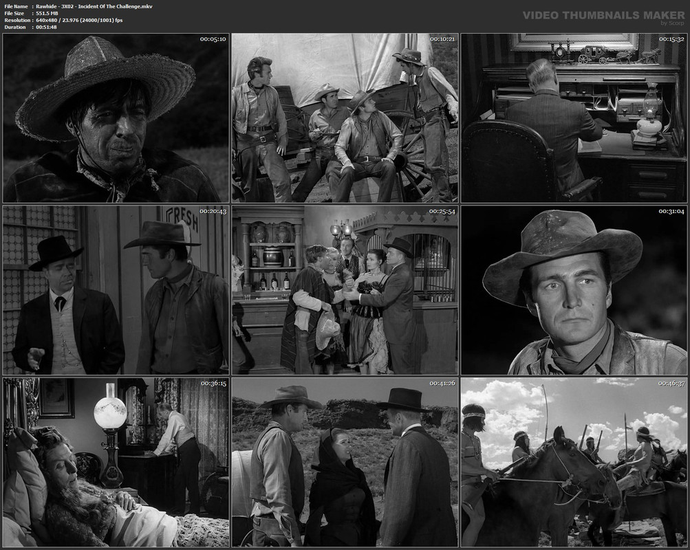 Rawhide - 3X02 - Incident Of The Challenge.mkv