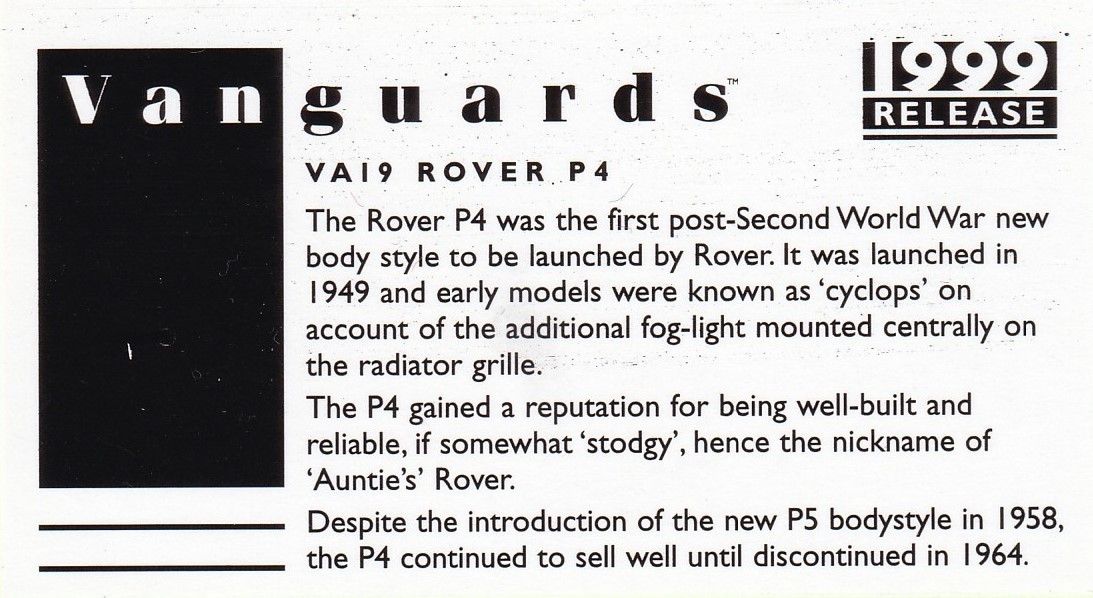 1999 VA19 Rover P4 Back