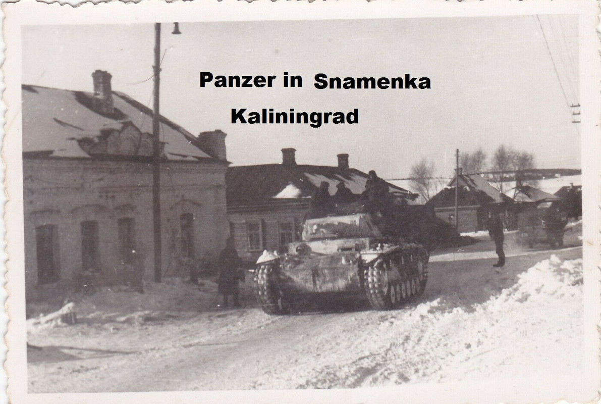 Panzer III in Sanmenka Kaliningrad Königsberg SCHNEE Russland 19