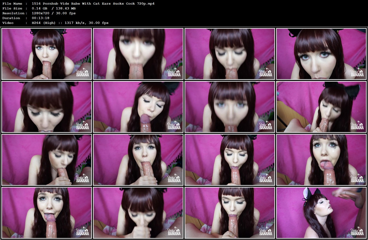1516 Pornhub Vids Babe With Cat Ears Sucks Cock 720p mp4