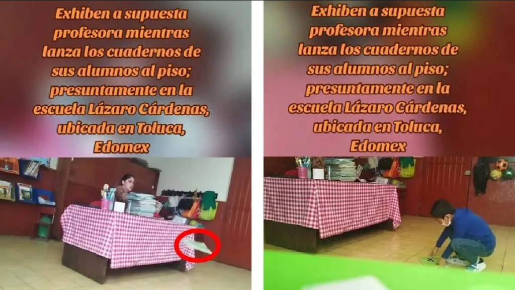Maestra se hace viral tras ser exhibida humillando y maltratando a sus alumnos