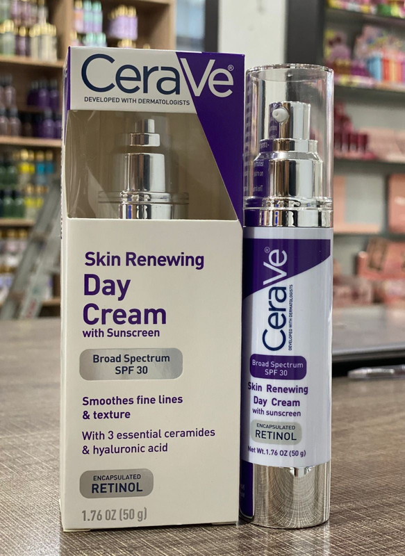 Cera ve Skin renewing Day Cream with sunscreen broad spectrum spf 30